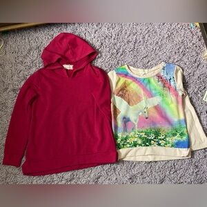 2 Btween girls size 10 SUPER Soft hoodie & sweatshirt